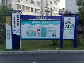 学校户外宣传栏