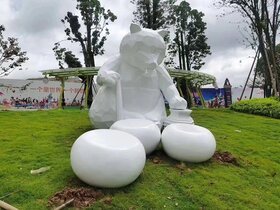 玻璃钢校园人物雕塑